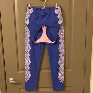 Lilly Pulitzer Luxletic Set- Purple and White